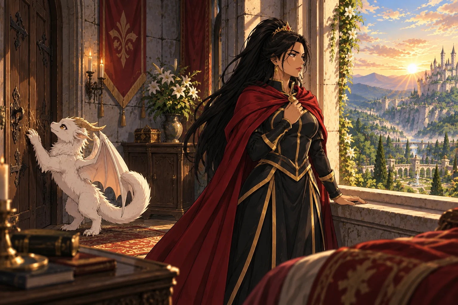 Before leaving — scene from The sign in the forest