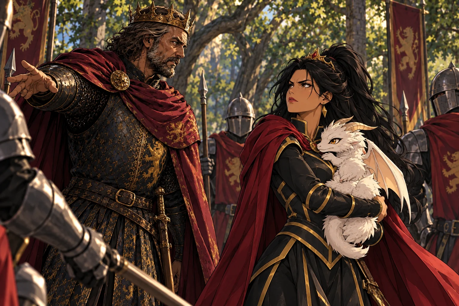 The king's order — scene from The Crown's prisoners