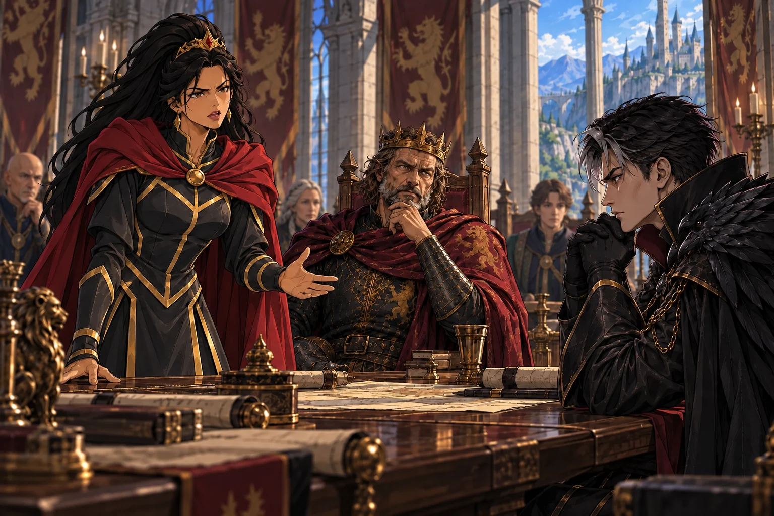 The judgment — scene from The Crown's prisoners