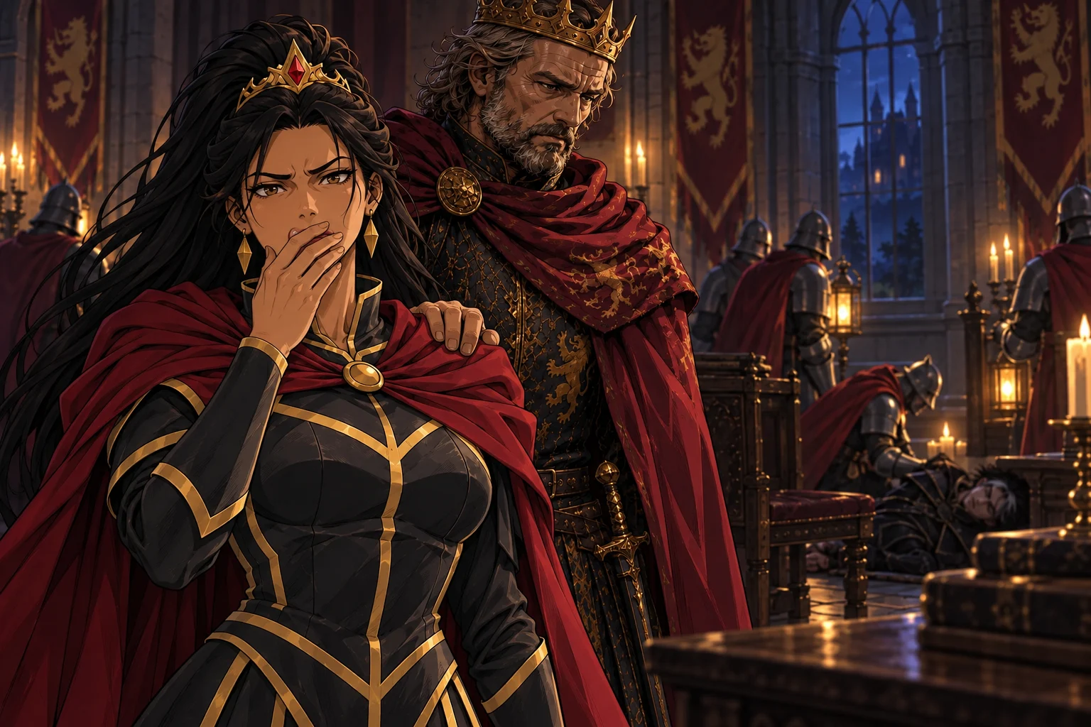 Silence in the council — scene from The night of the empty cells