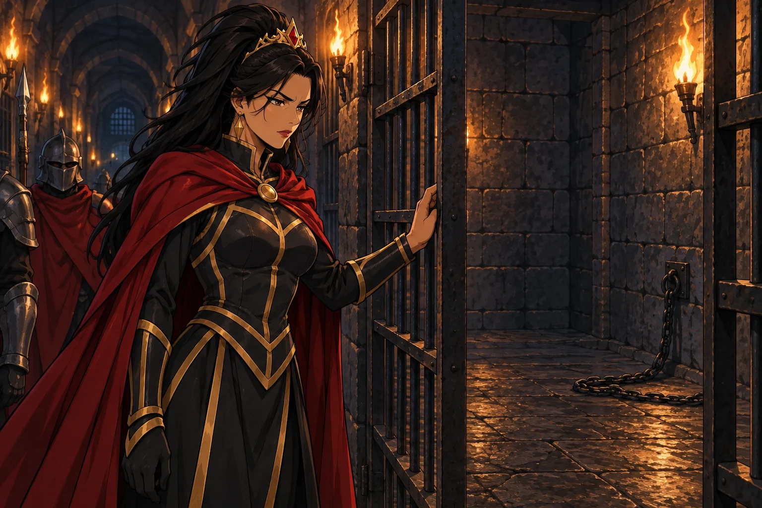 The empty cells — scene from The night of the empty cells