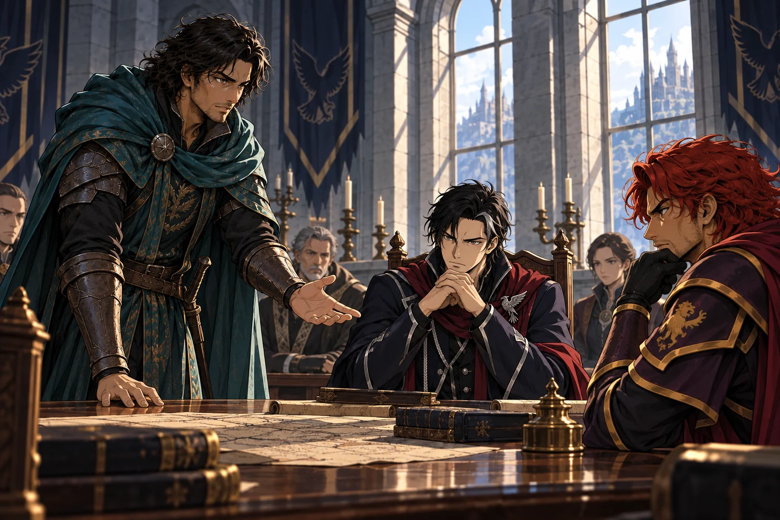 An attempt at agreement — scene from The divided kingdom
