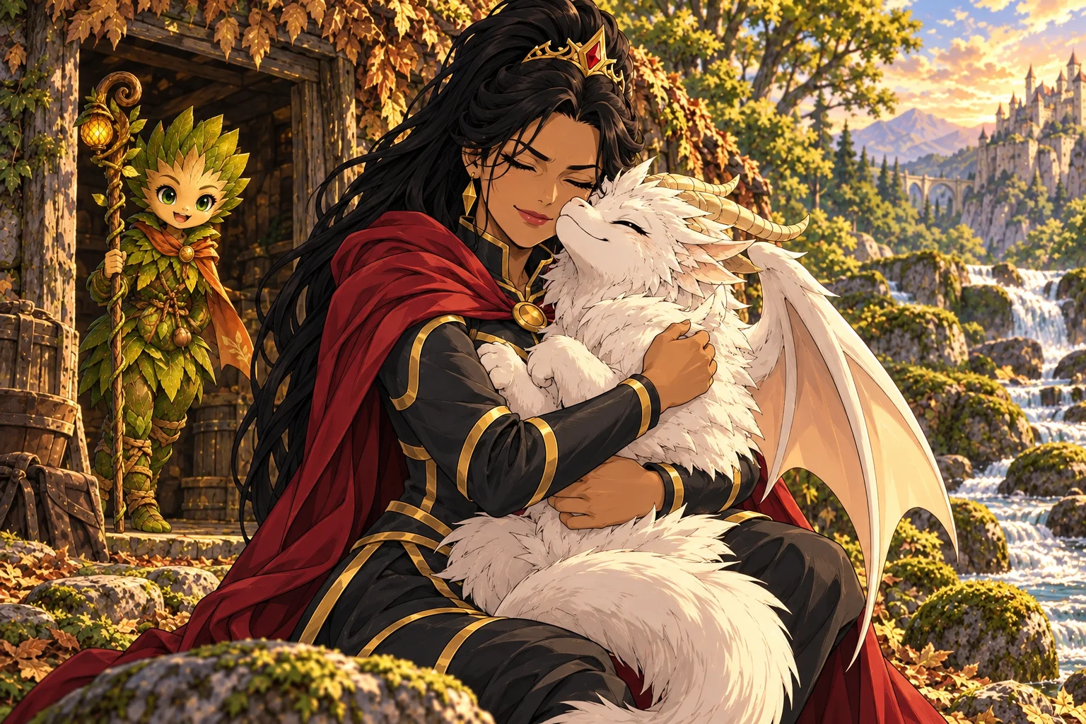 The reunion — scene from Aurora's promise