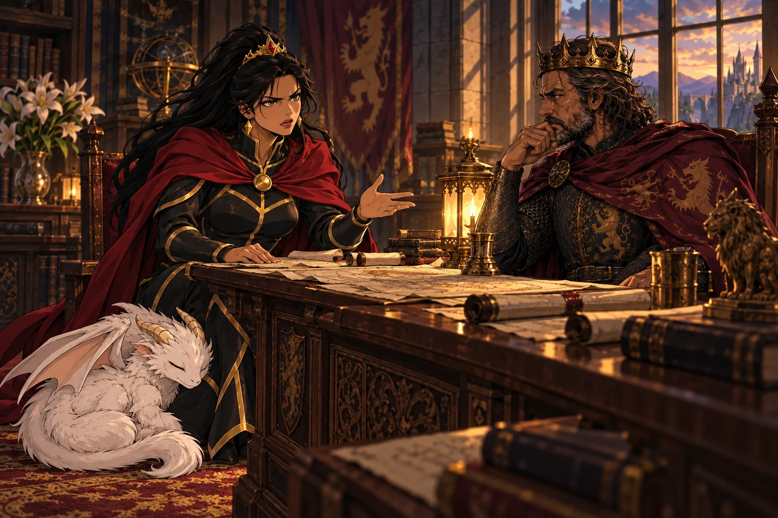 The search for Aurora — scene from The closed passage